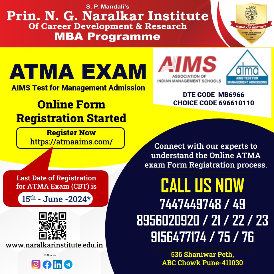 ATMA EXAM 2024 - NICDR